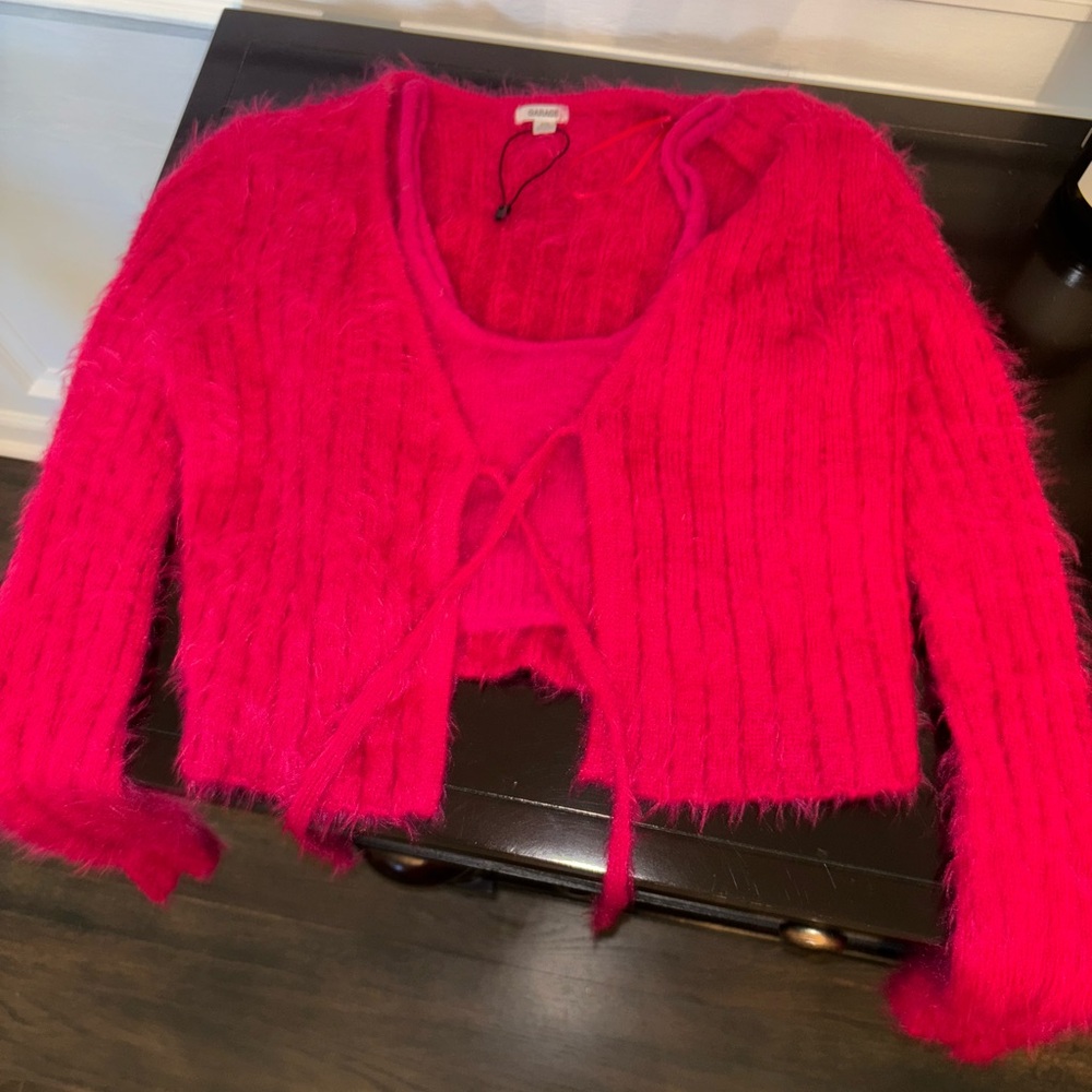 Garage pink top set